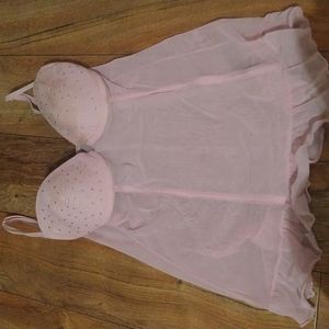 Pink lingerie nighty